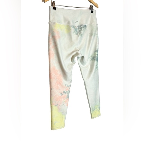 Calia By Carrie Underwood | Leggings No Seam 7/8 Tie Dye Lemon Ice High Rise EUC - Picture 9 of 11